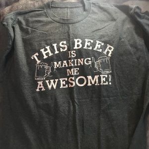 This Beer is Making me Awesome Men’s Tee shirt